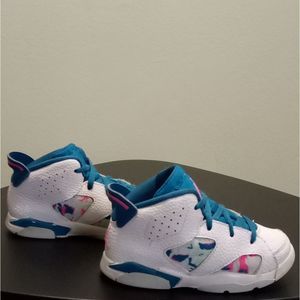 AIR JORDAN 6 RETRO PS 'GREEN ABYSS' WHITE/GREEN ABYSS-LASER FUCHSIA
